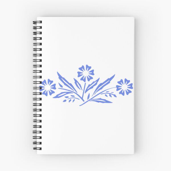Item preview, Elegant Cornflower Blue Floral Design with Soft Pastel Hues designed and sold by TBMBlueMenace.