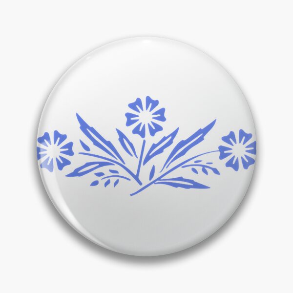 Item preview, Elegant Cornflower Blue Floral Design with Soft Pastel Hues designed and sold by TBMBlueMenace.