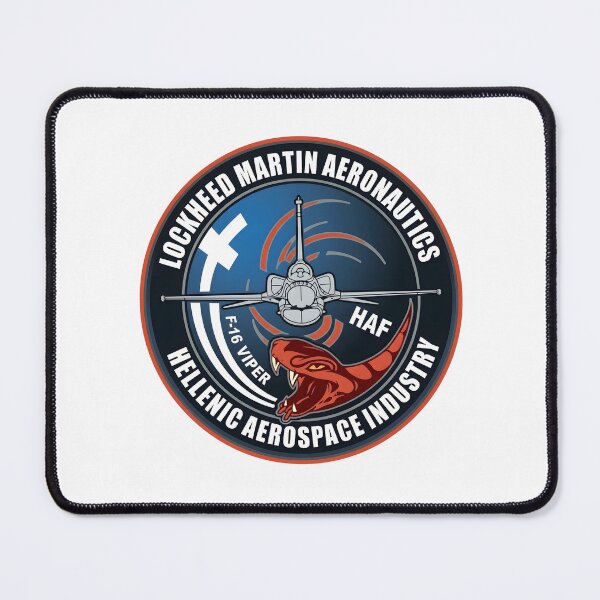 Item preview, Lockheed Martin & HAI Hellenic Air Force F-16 Viper Patch designed and sold by CharlieDesings.