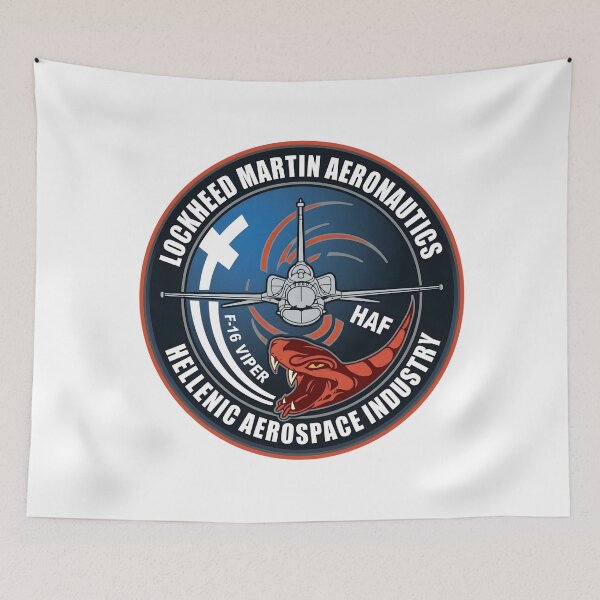 Item preview, Lockheed Martin & HAI Hellenic Air Force F-16 Viper Patch designed and sold by CharlieDesings.
