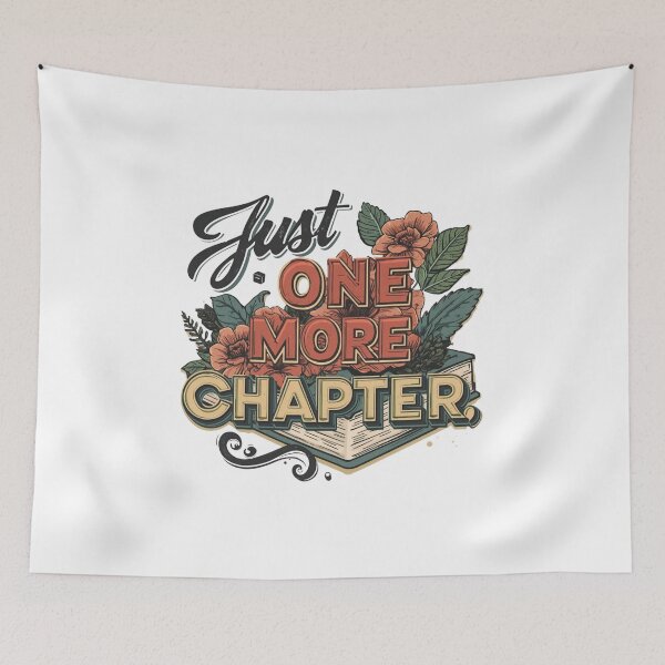 Item preview, Just One More Chapter designed and sold by catcurio.