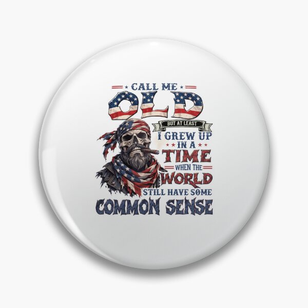 Item preview, Call Me Old Gen X Patriotic Skull Humor designed and sold by Glow-Paw-Studio.