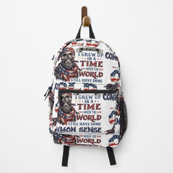 Item preview, Call Me Old Gen X Patriotic Skull Humor designed and sold by Glow-Paw-Studio.