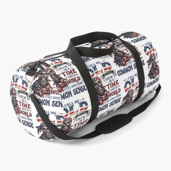 Item preview, Call Me Old Gen X Patriotic Skull Humor designed and sold by Glow-Paw-Studio.