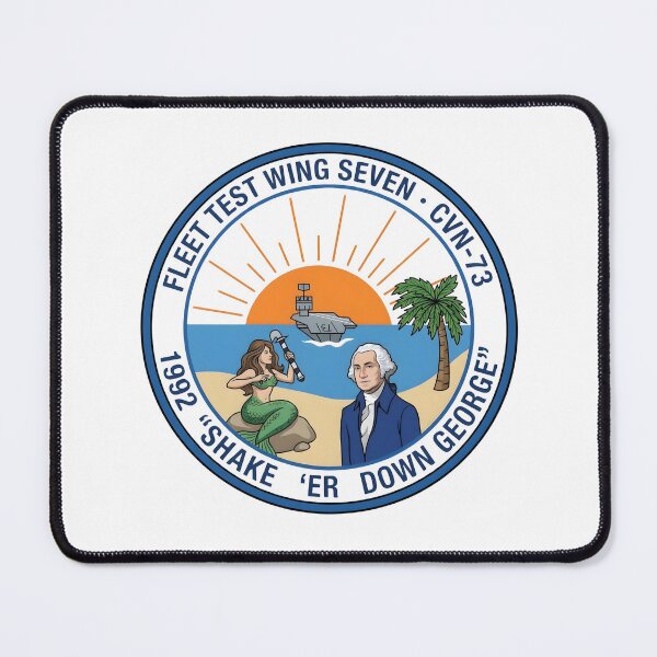 Item preview, US Navy CVN-73 USS George Washington Fleet Test Wing Seven Shakedown Cruise Patch designed and sold by CharlieDesings.