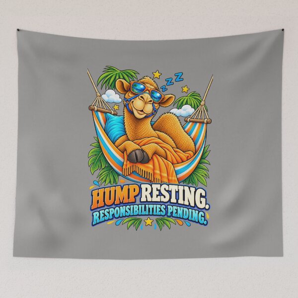Item preview, Hump Resting. Responsibilities Pending – Funny Camel T-Shirt Animal Graphic Camel T-Shirt designed and sold by Camel & Quirk.