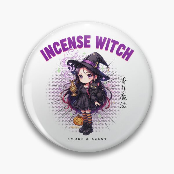 Item preview, Incense Witch Smoke and Scent Halloween Design Graphic Tee v6 designed and sold by DarylWelsh2024.