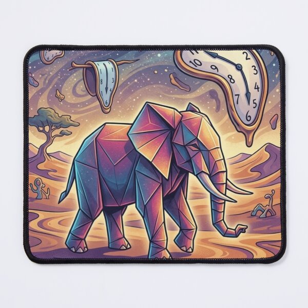 Item preview, Master Time – Surreal Elephant Timekeeper Illustration designed and sold by Dogandesighn.