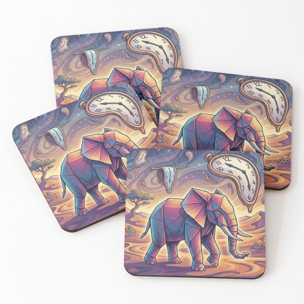 Item preview, Master Time – Surreal Elephant Timekeeper Illustration designed and sold by Dogandesighn.