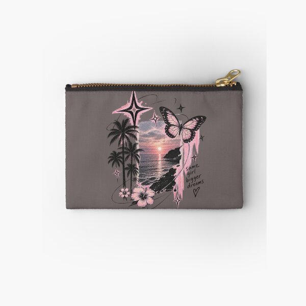 Item preview, Pink Sunset Butterfly Tropical Dreams T-Shirt Design designed and sold by EdgeSphere.