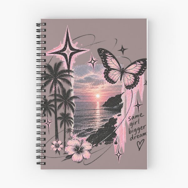 Item preview, Pink Sunset Butterfly Tropical Dreams T-Shirt Design designed and sold by EdgeSphere.