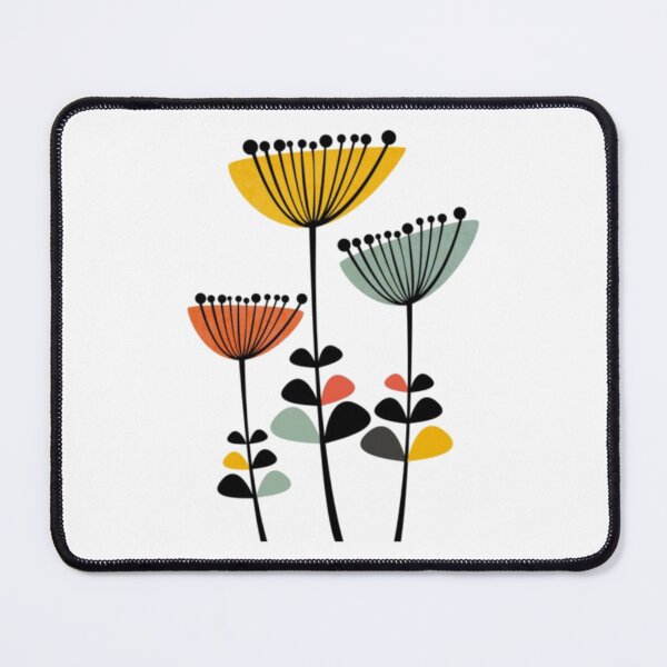 Item preview, Mid Century Modern Flowers 8 designed and sold by alvablakefg.