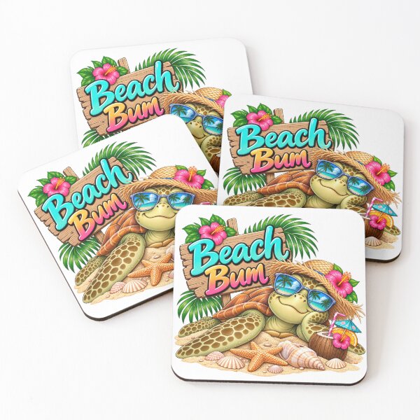 Item preview, Beach Bum Tropical Turtle designed and sold by J-CCreations.