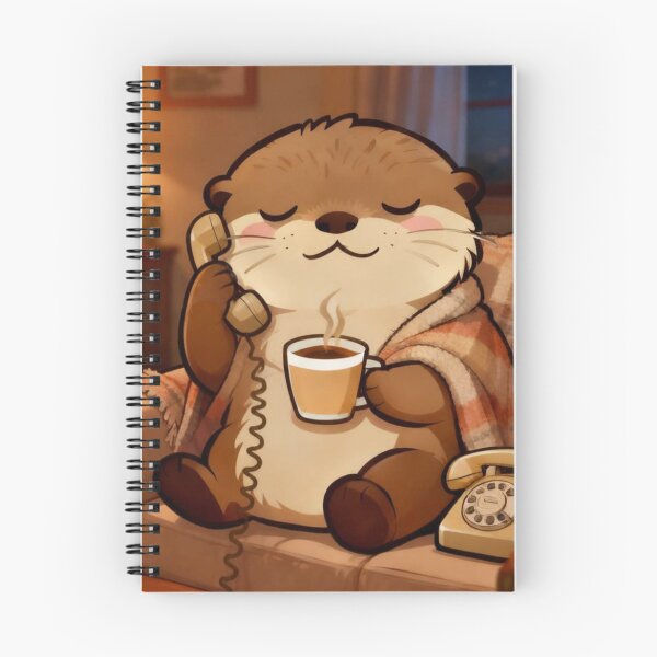 Item preview, Cute Sea Otter Chatting on Phone designed and sold by Otterbean.