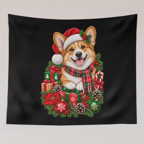 Item preview, Christmas Corgi designed and sold by RockitBaby.