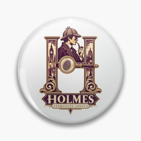 Item preview, Sherlock Holmes: Exquisite Logic Monogram designed and sold by Fenay Designs.