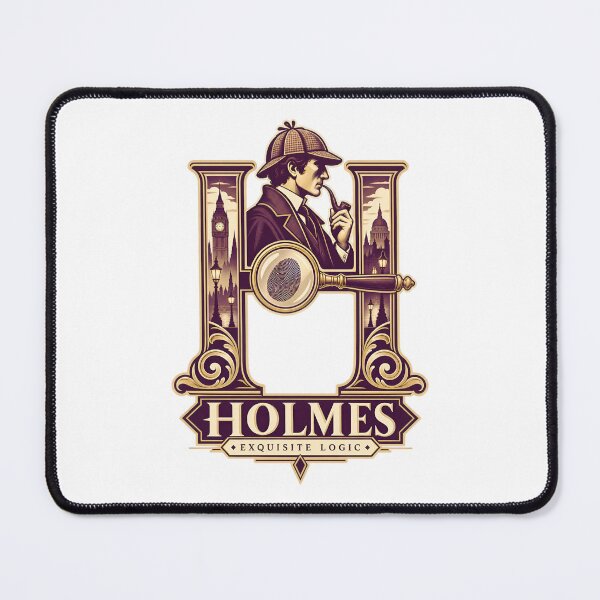 Item preview, Sherlock Holmes: Exquisite Logic Monogram designed and sold by Fenay Designs.
