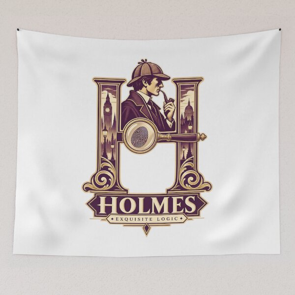 Item preview, Sherlock Holmes: Exquisite Logic Monogram designed and sold by Fenay Designs.