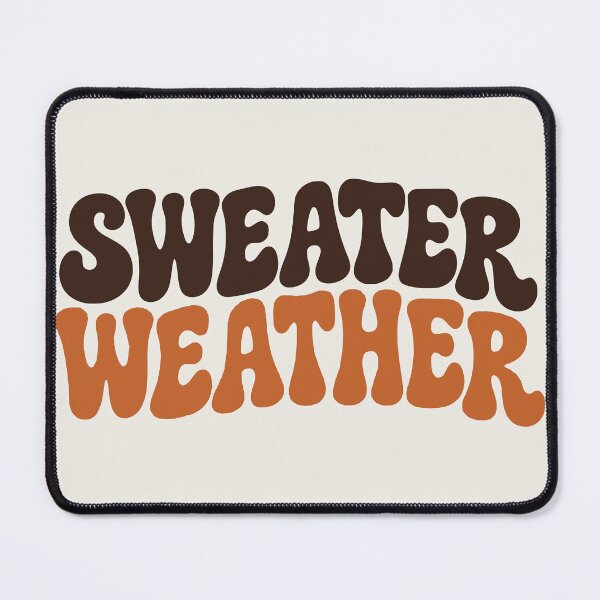 Item preview, Sweater Weather Retro Cozy Fall Typography designed and sold by MavtM.