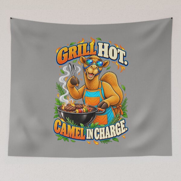 Item preview, Grill Hot. Camel in Charge – Funny Camel T-Shirt Animal Graphic Camel T-Shirt designed and sold by Camel & Quirk.