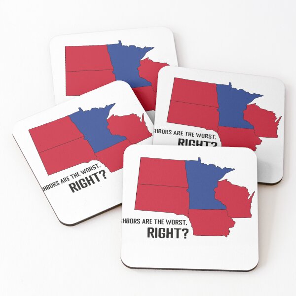 Item preview, Neighbors are the Worst, Right? MN designed and sold by Lizmomo.