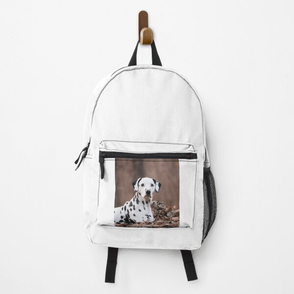 Item preview, Dalmatian Dog Relaxing in Autumn Leaves designed and sold by VanGaldo.