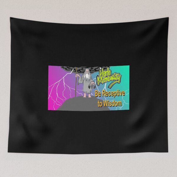 Item preview, Be Receptive to Wisdom (black) designed and sold by Herb-Mentality.