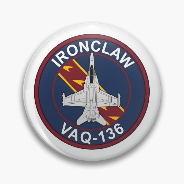 Item preview, US Navy VAQ-136 Gauntlets Ironclaw EA-18G Growler Patch designed and sold by CharlieDesings.
