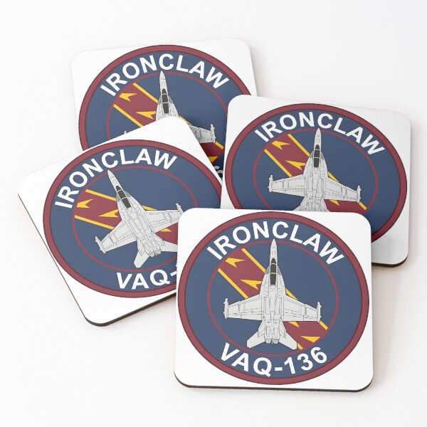 Item preview, US Navy VAQ-136 Gauntlets Ironclaw EA-18G Growler Patch designed and sold by CharlieDesings.