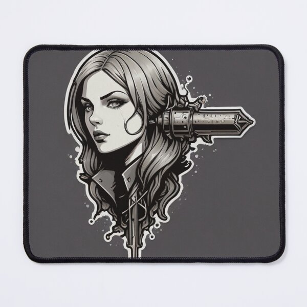Item preview, Dark Dieselpunk Anime Mechanic Girl | Iconic Anime Phone Case Art designed and sold by Joy-boy-op.