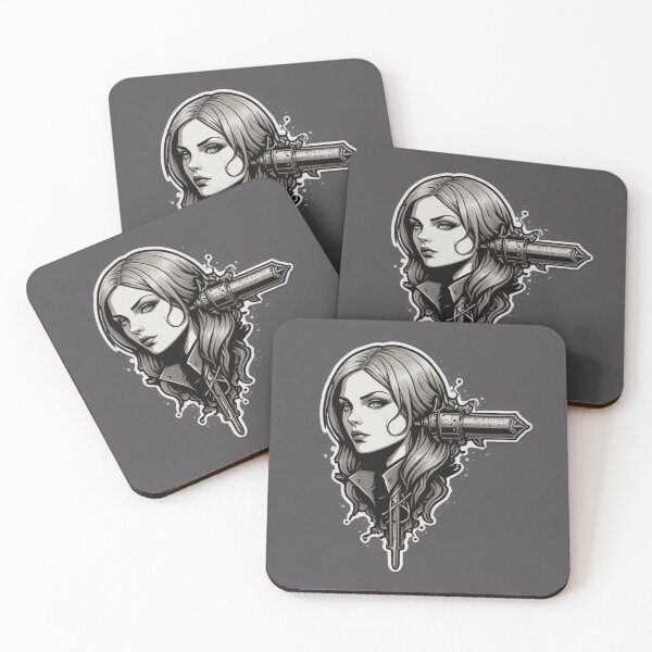 Item preview, Dark Dieselpunk Anime Mechanic Girl | Iconic Anime Phone Case Art designed and sold by Joy-boy-op.