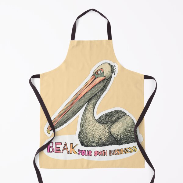 Item preview, Funny Pelican Beak Your Own Business Bird Sticker designed and sold by KaBaRen.