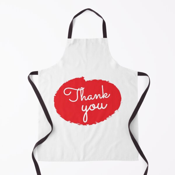 Item preview, Thank You Cursive Text on Red Brush Stroke designed and sold by paolboa.