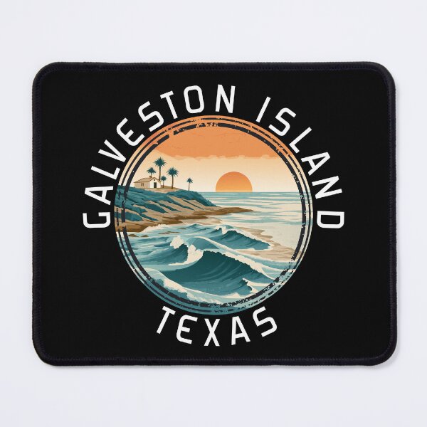 Item preview, Galveston Island - Texas (with White Lettering) designed and sold by VelvetRoom.