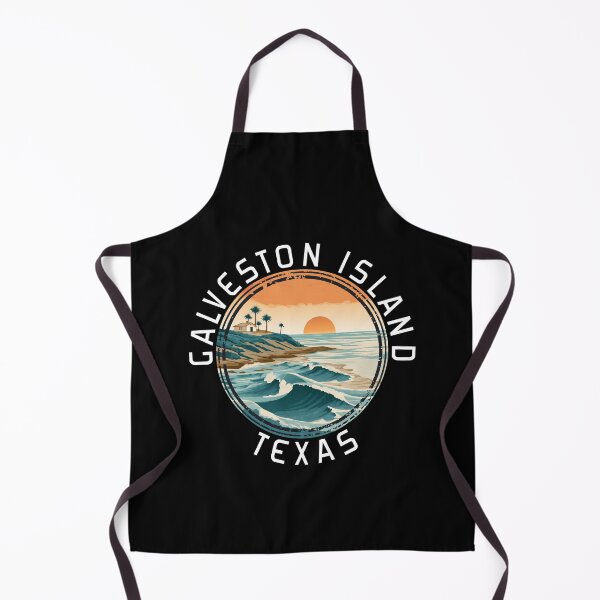 Item preview, Galveston Island - Texas (with White Lettering) designed and sold by VelvetRoom.