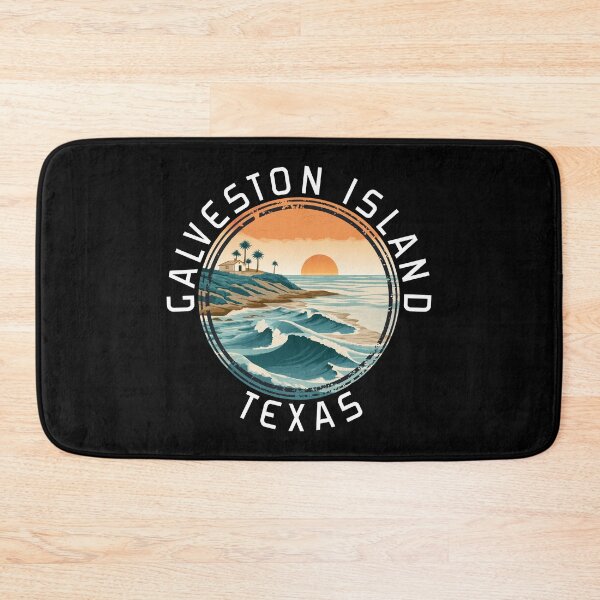 Item preview, Galveston Island - Texas (with White Lettering) designed and sold by VelvetRoom.