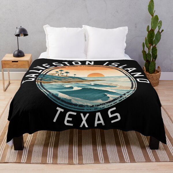Item preview, Galveston Island - Texas (with White Lettering) designed and sold by VelvetRoom.