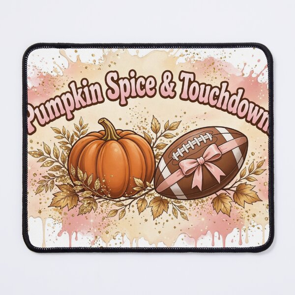 Item preview, Pumpkin Spice and Touchdowns Mama 2027 Shirt | Fall Football Mom Tee designed and sold by remoteart.