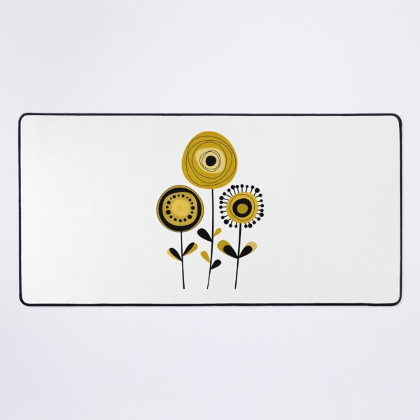 Item preview, Mid Century Modern Flowers 9 designed and sold by alvablakefg.