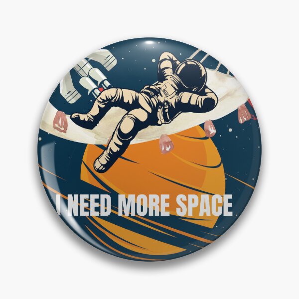 Aperçu de l'œuvre J'ai besoin de plus d'astronautes se relaxant dans l'espace. créée et vendue par esmadesigns.
