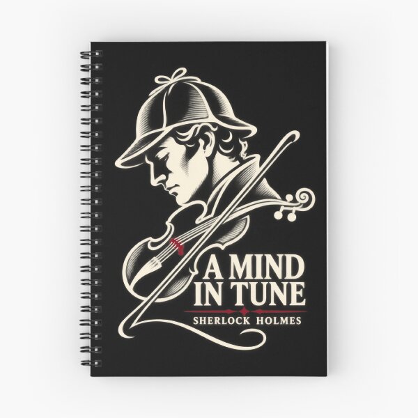 Item preview, Sherlock Holmes: A Mind in Tune Violin Portrait designed and sold by Fenay Designs.