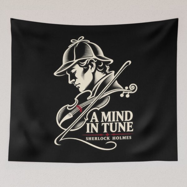 Item preview, Sherlock Holmes: A Mind in Tune Violin Portrait designed and sold by Fenay Designs.