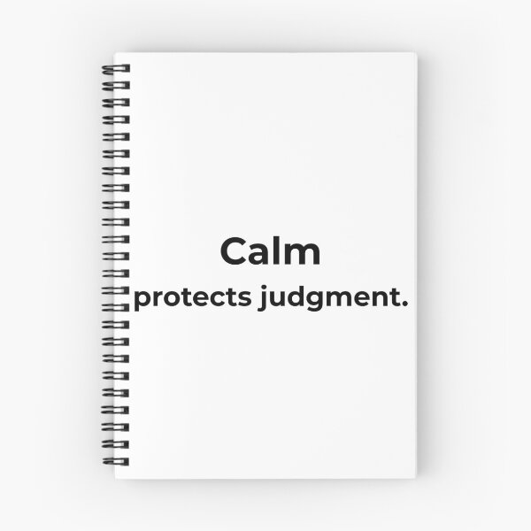 Item preview, Calm protects judgment. designed and sold by MPSTUDIOPL.