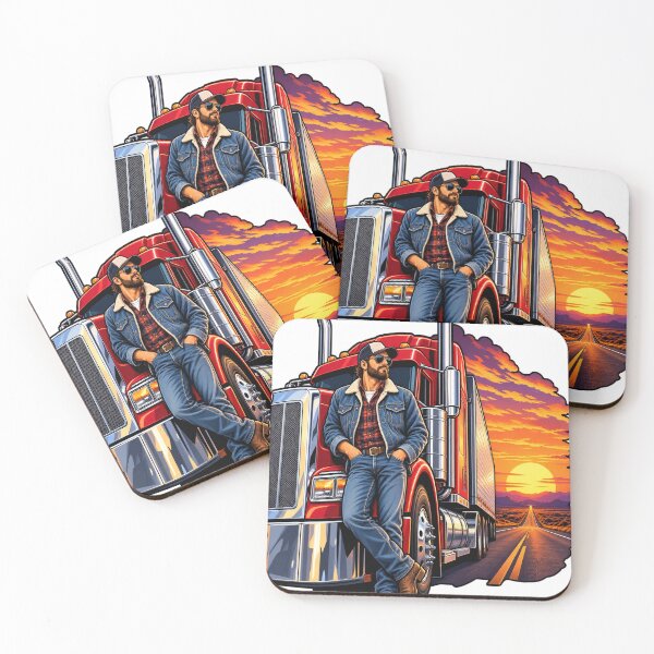 Item preview, Truck Driver Big Rig Road Life designed and sold by JMDG Studio.