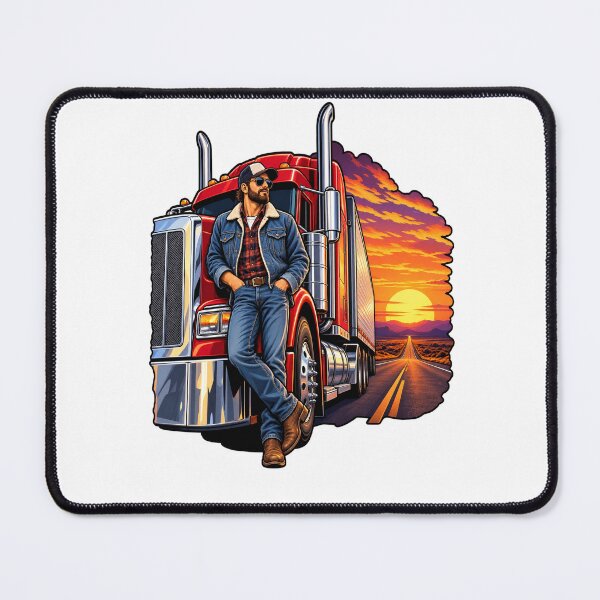 Item preview, Truck Driver Big Rig Road Life designed and sold by JMDG Studio.