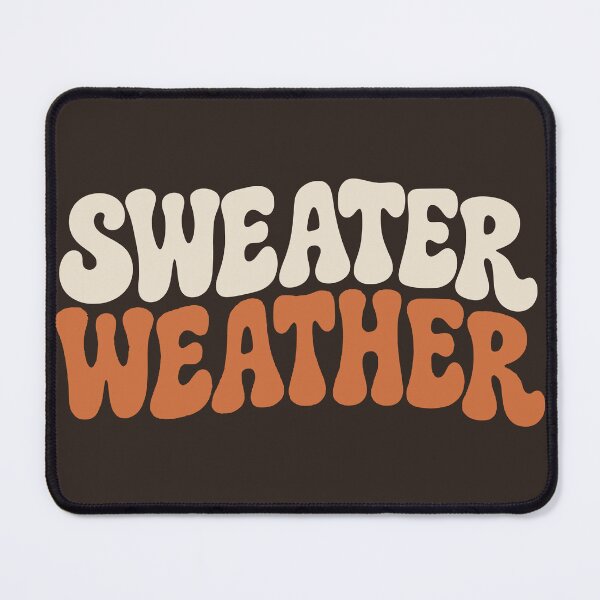 Item preview, Sweater Weather Retro Cozy Fall Typography designed and sold by MavtM.