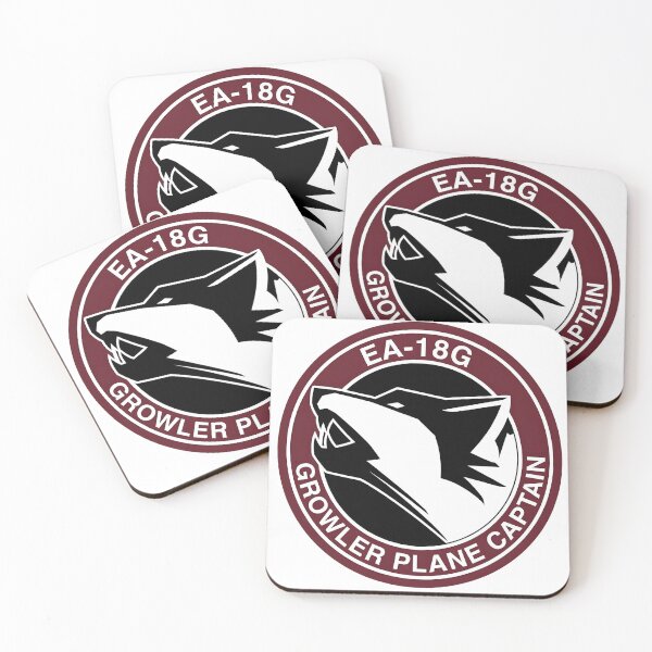 Item preview, US Navy EA-18G Growler Plane Captain Patch designed and sold by CharlieDesings.