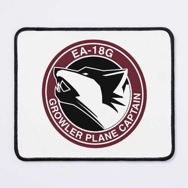Item preview, US Navy EA-18G Growler Plane Captain Patch designed and sold by CharlieDesings.
