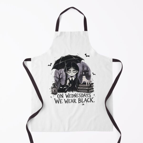 Item preview, On Wednesdays We Wear Black Gothic Halloween Girl designed and sold by Mind-Drift.