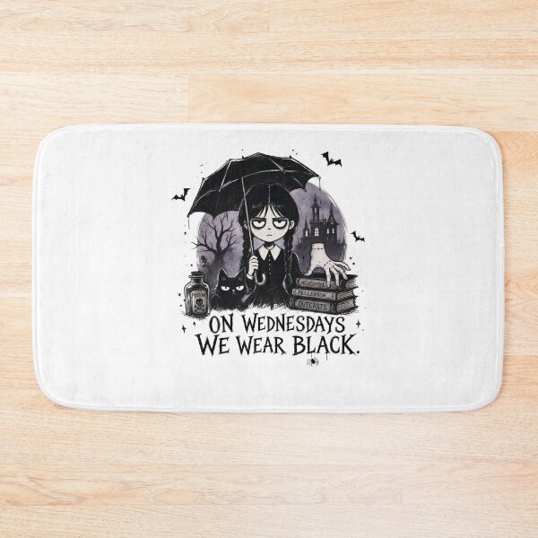 Item preview, On Wednesdays We Wear Black Gothic Halloween Girl designed and sold by Mind-Drift.